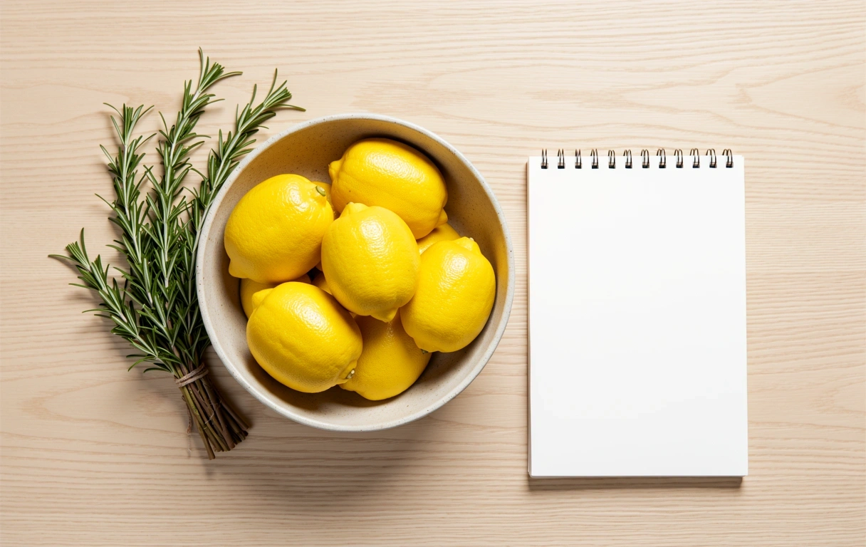 Frische Kräuter und natürliches Licht in einer modernen Küche