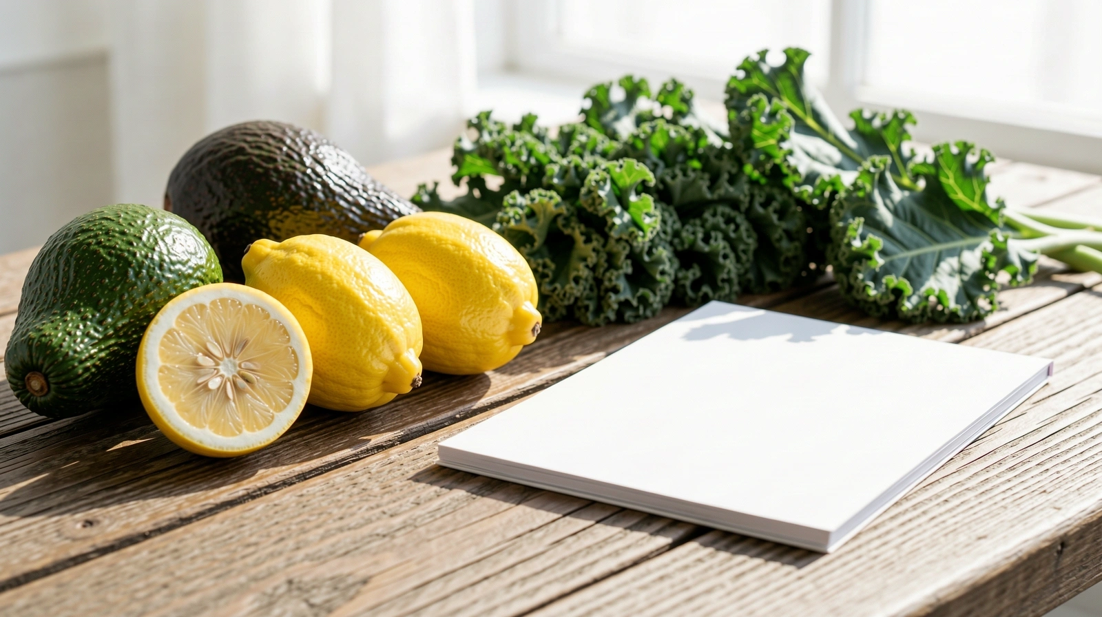 Frische Zutaten für eine gesunde Ernährung